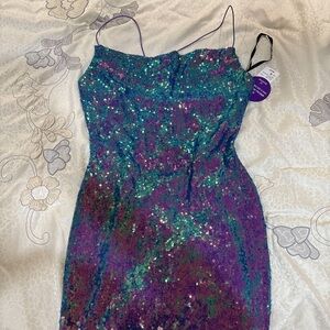 Windsor Multicolor Sequin Dress